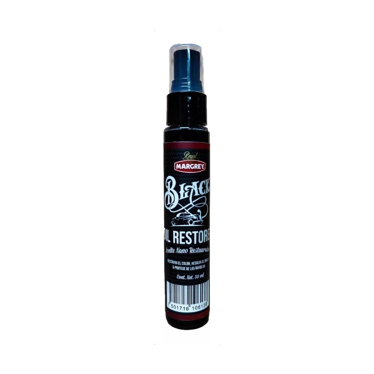 Restaurador de Plásticos Negros 50ml Oil Restorer Margrey
