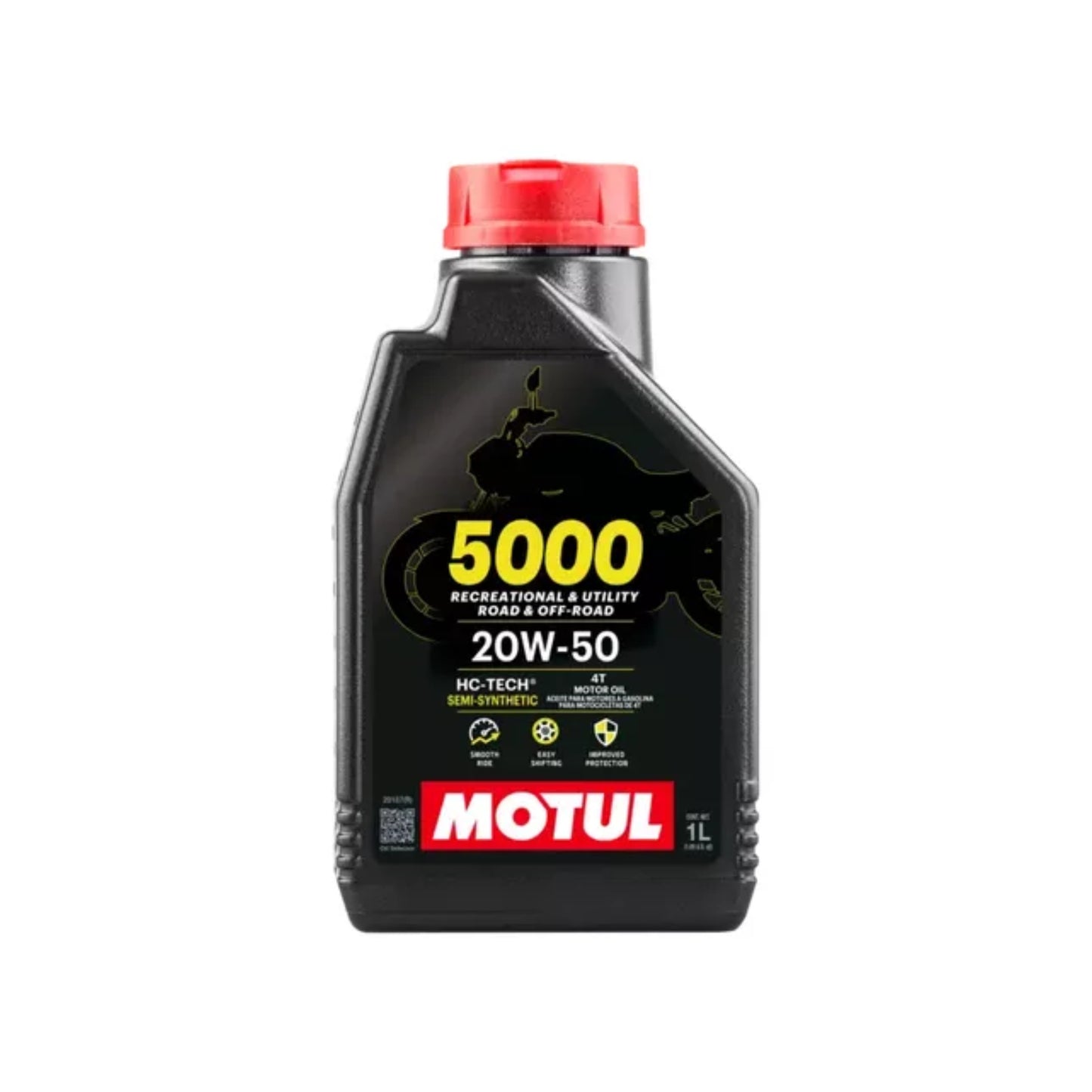 Aceite para Motor Semi Sintético 4t 5000 20w50 Recreational & Utility 1L Motul