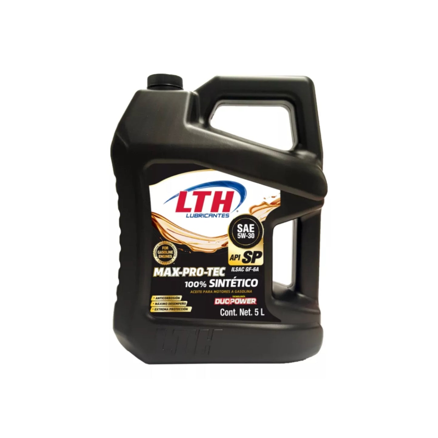 Aceite para Motor 100% Sintético 5W-30 Lubricante Max Pro Tec 5L LTH