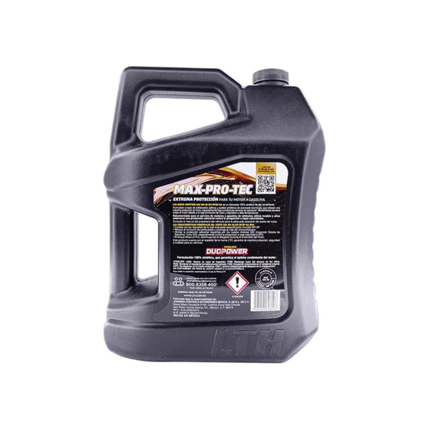 Aceite para Motor 100% Sintético 5W-30 Lubricante Max Pro Tec 5L LTH