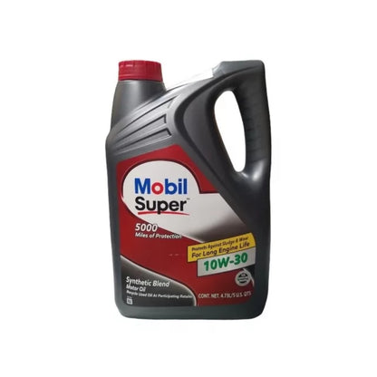 Aceite para Motor Sintético Super Synthetic Blend 10w-30 4.73L Garrafa Mobil