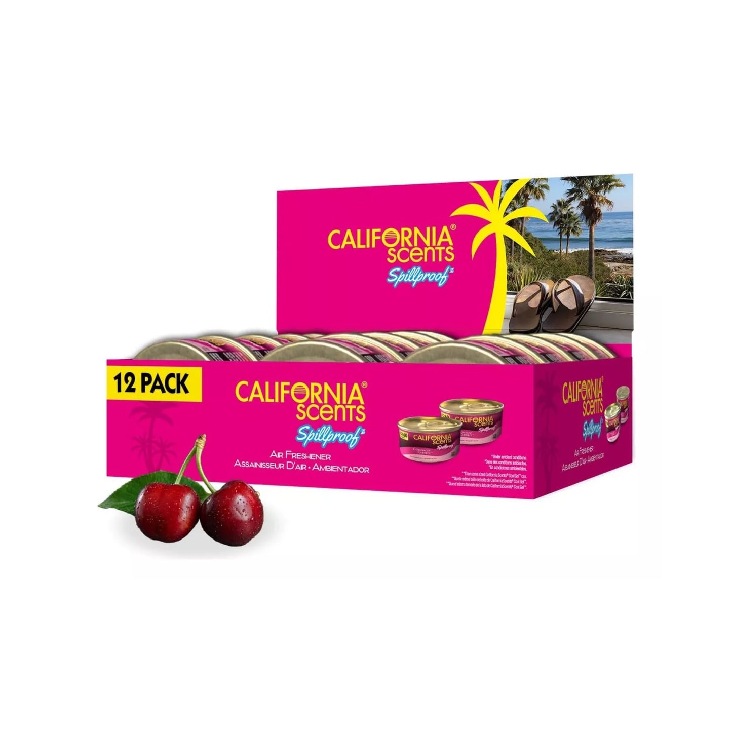 Aromatizante Coronado Cherry 12 Piezas California Scents