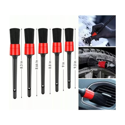 Cepillo de Limpieza Automotriz Pinceles Detalle Coche Set 20 Piezas