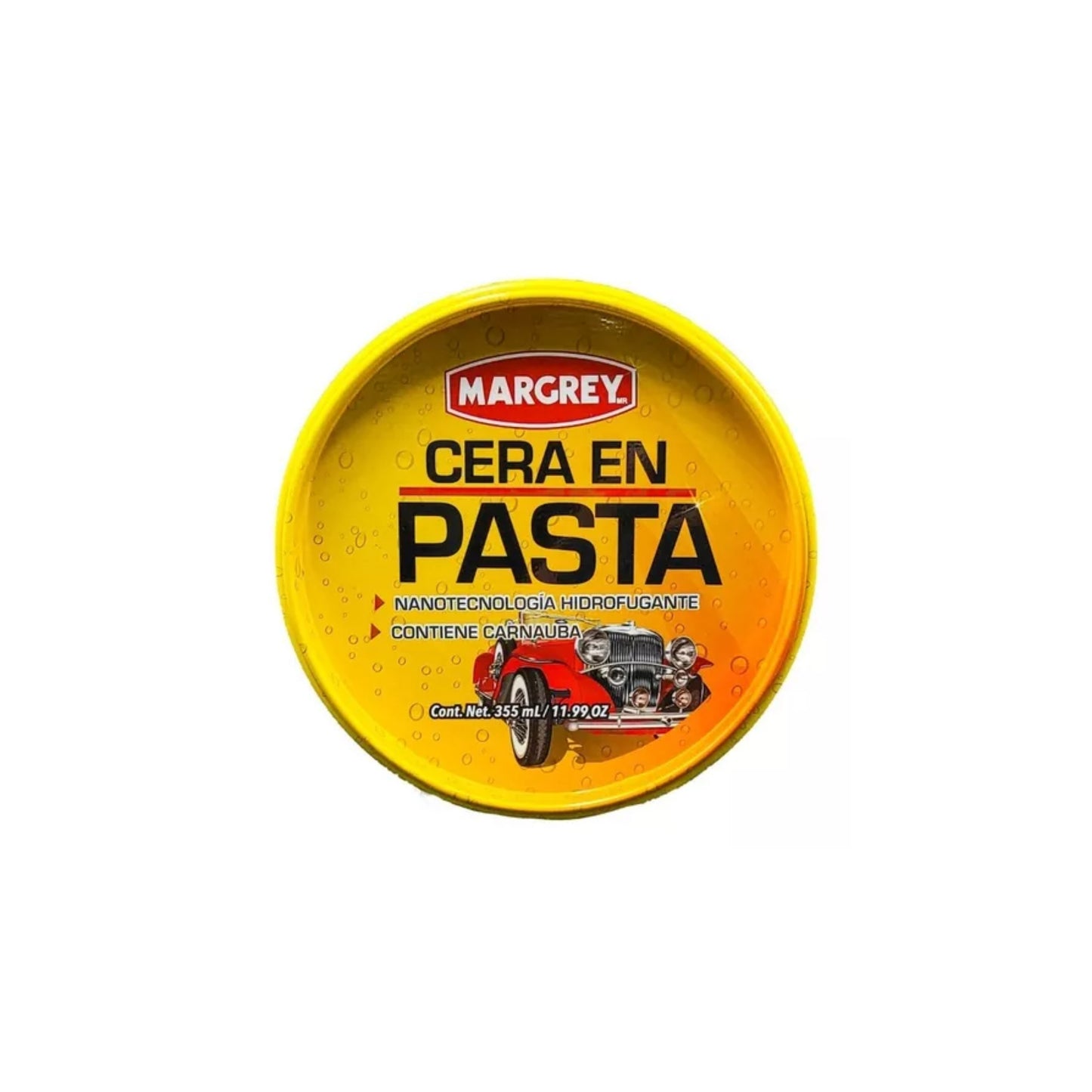 Cera en Pasta Automotriz para Carro de 355ml Margrey