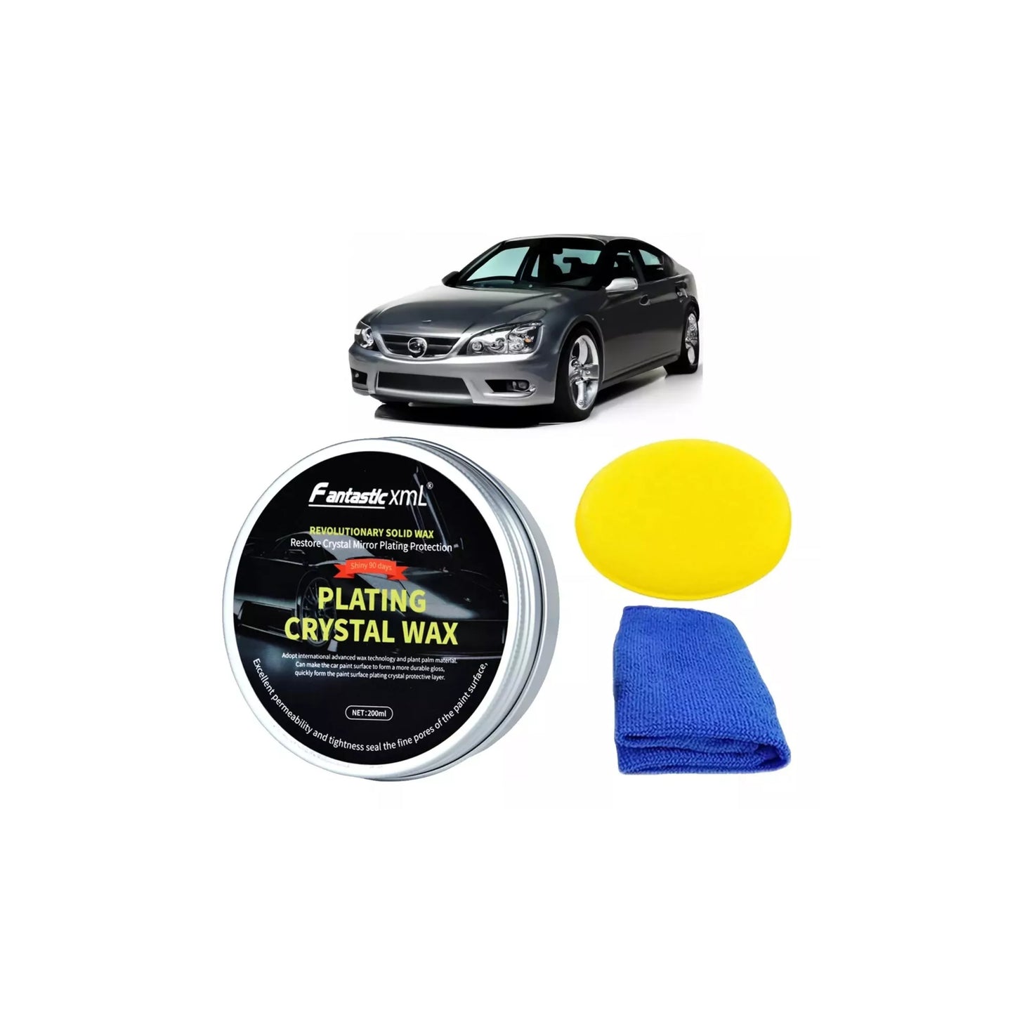 Cera para Autos Limpiadora Protección UV Carnauba Pasta Cleaner Wax L9015