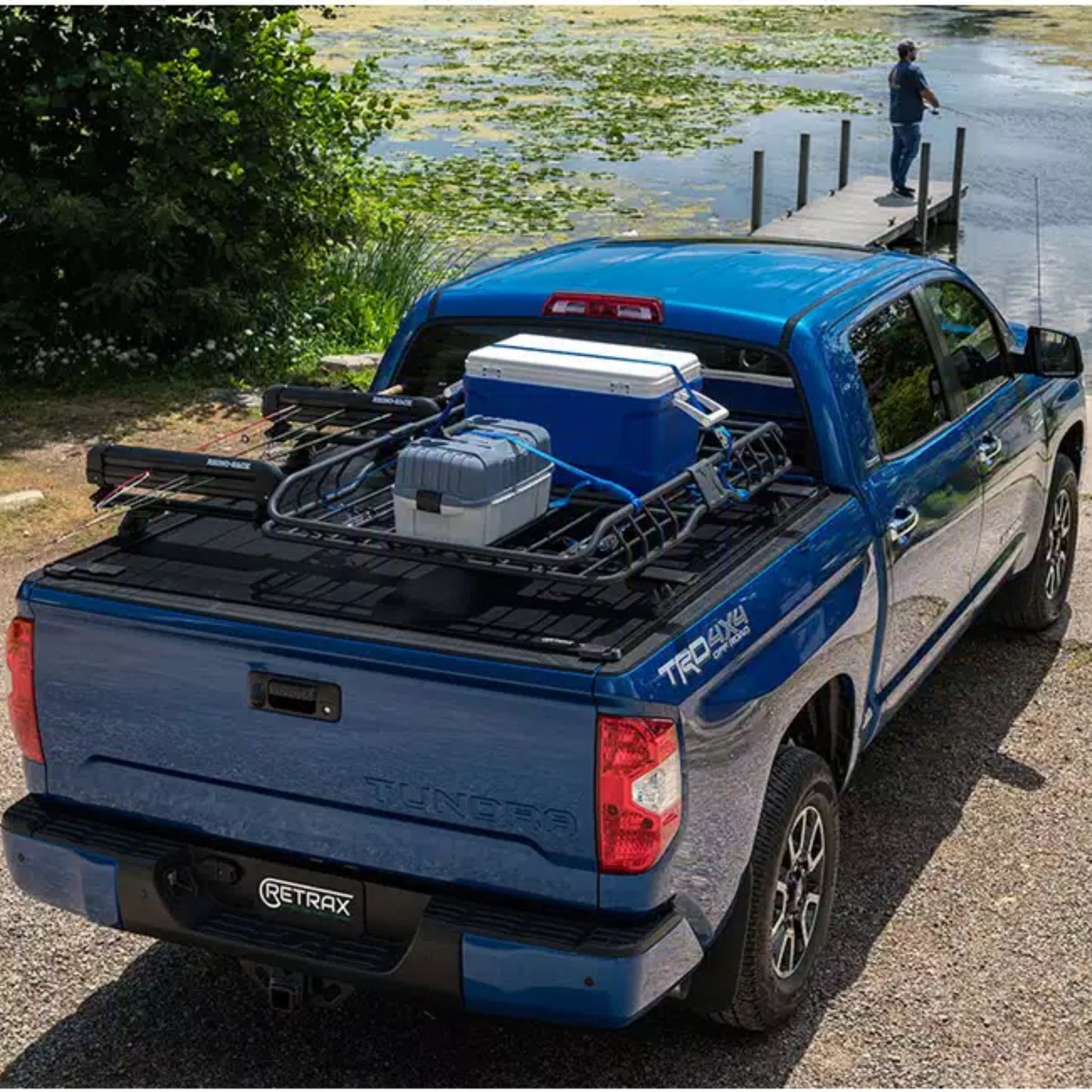 Couvre-tonneau rétractable à toit rigide pour cabine double Ford F-150 5'7'' 2015-2024 RetraxOne XR