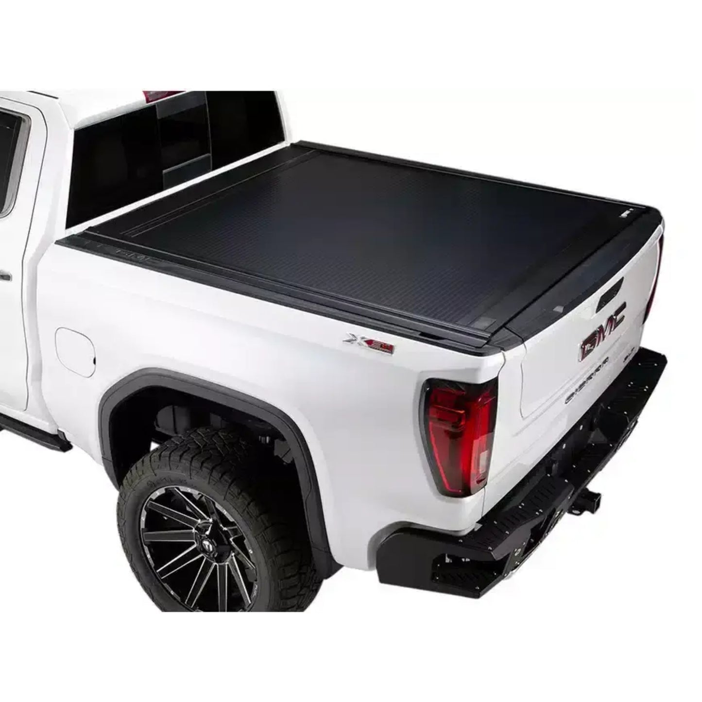 Couvre-caisse rétractable électrique PowerTraxOne pour Sierra 1500 Double Cab 5.8' 2019-2024 Retrax