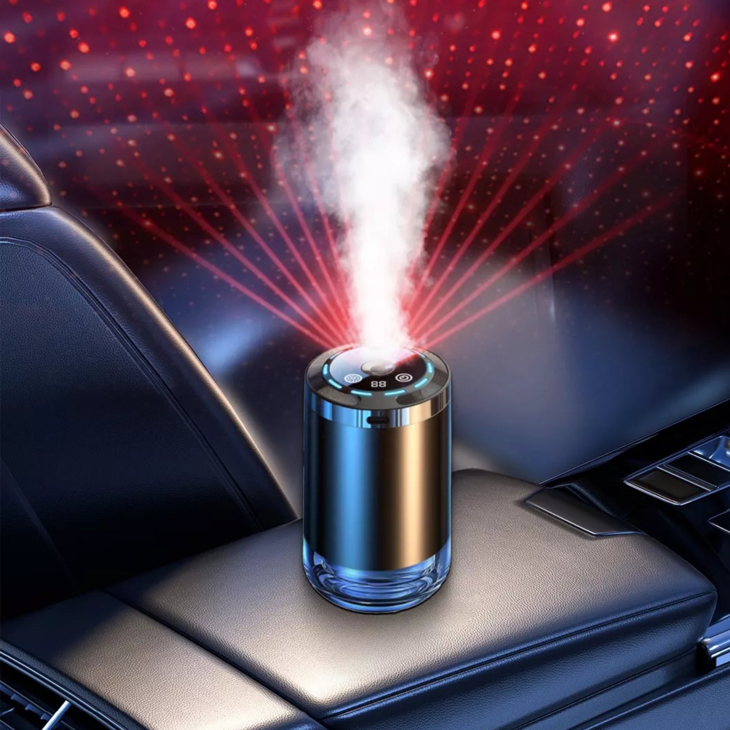 Difusor de Aroma con Proyección Luz Estelar de 100ml Smart Car