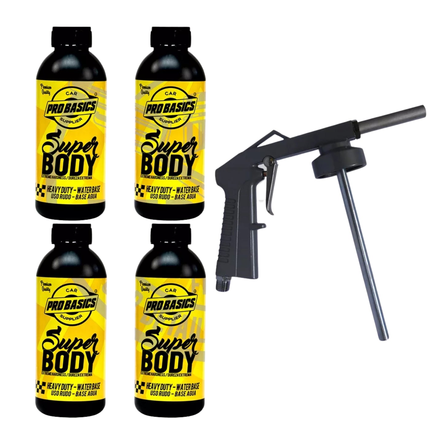 Kit Recubrimiento  4 L con Pistola Aplicadora Super Body