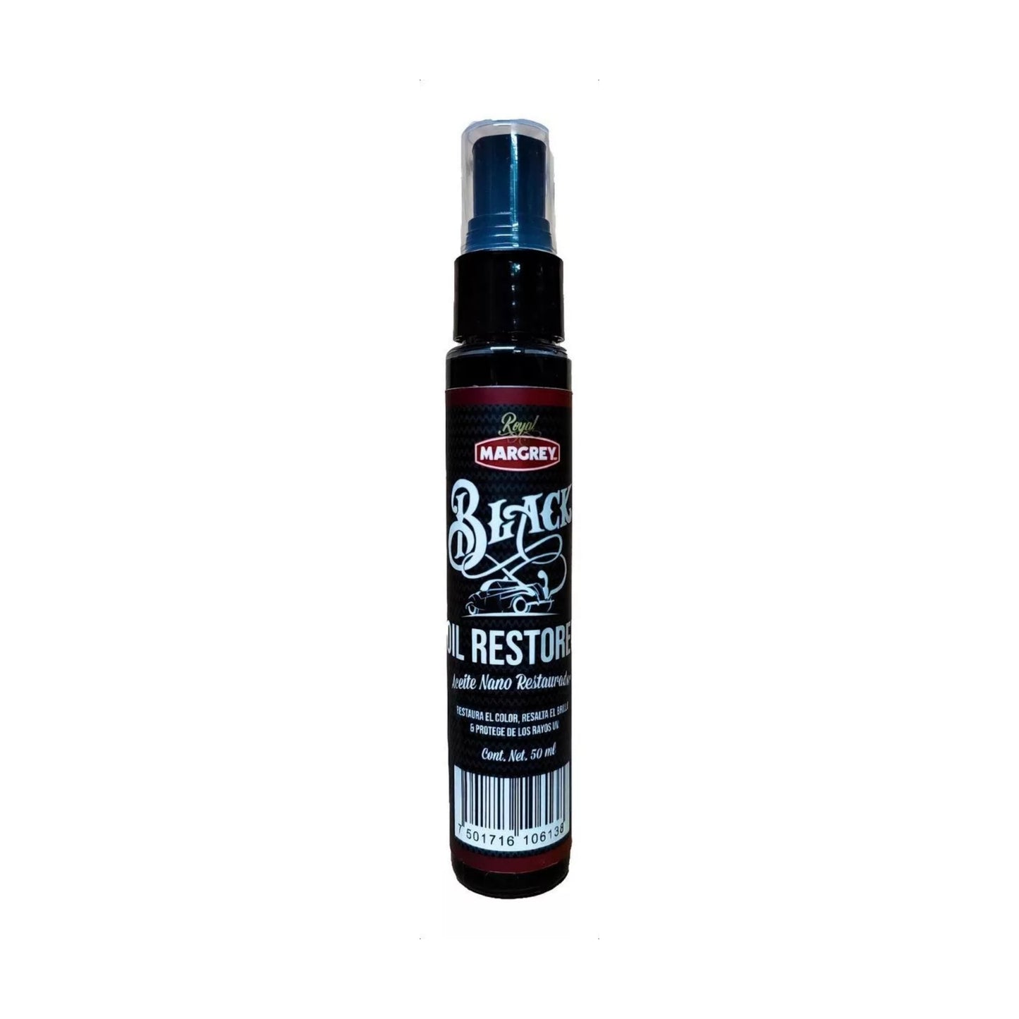 Restaurador de Plásticos Negros  50ml Oil Restorer Margrey