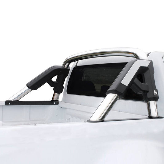 Roll Bar GR Inox para NP300 16-25, Hilux 16-25, Ranger 16-22, Frison T6 19-23, Frison T8 20-23, LandTrek 21-22, S10 15-17, S10 MAX 22-24 RealTruck