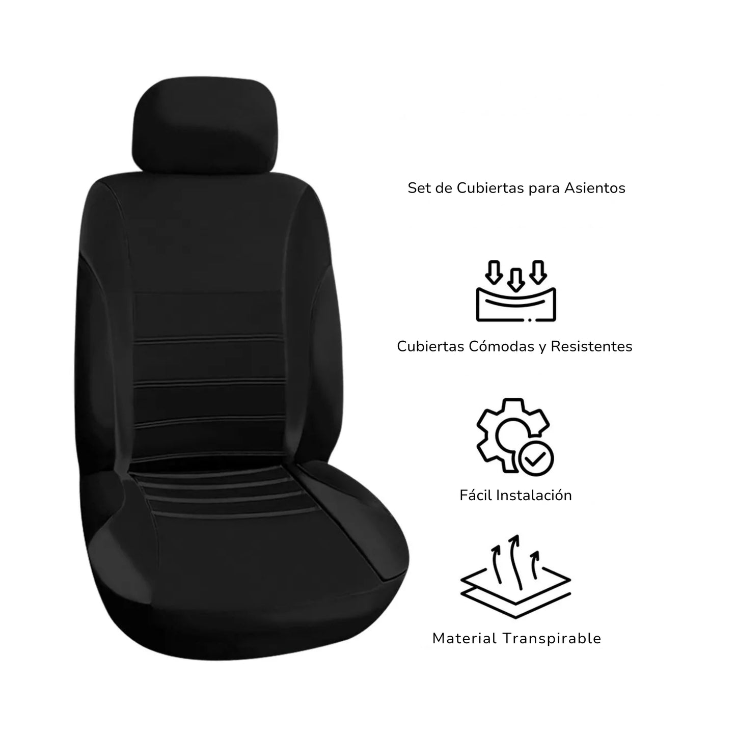 Set Funda Universal para Asientos AutoCovers Plus Motors