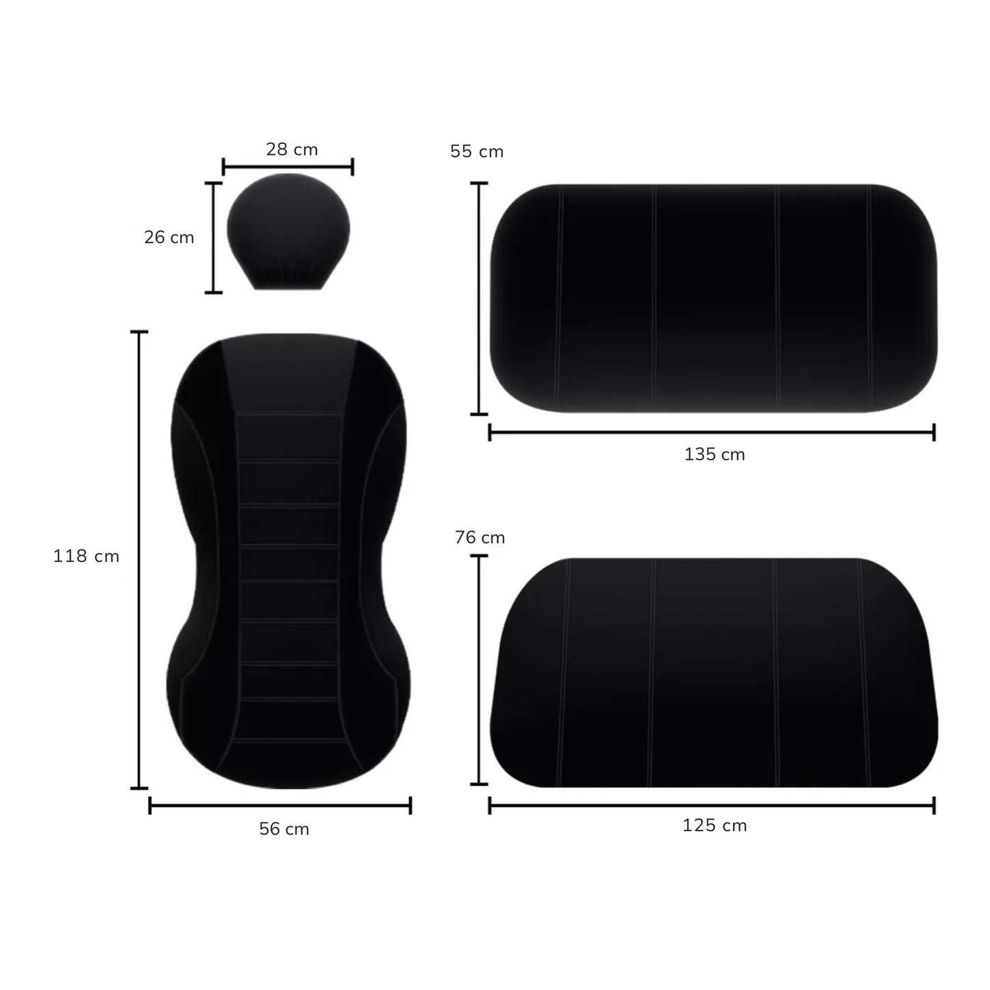 Universal Seat Cover Set AutoCovers Plus Motors