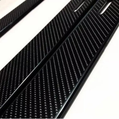 CarFiber Plus Motors Carbon Fiber License Plate Holder Set