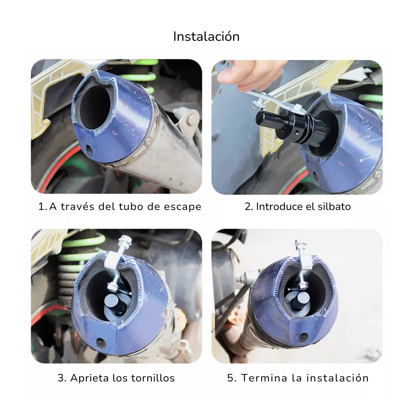 Silbato para Escape CarWhistle Plus Motors