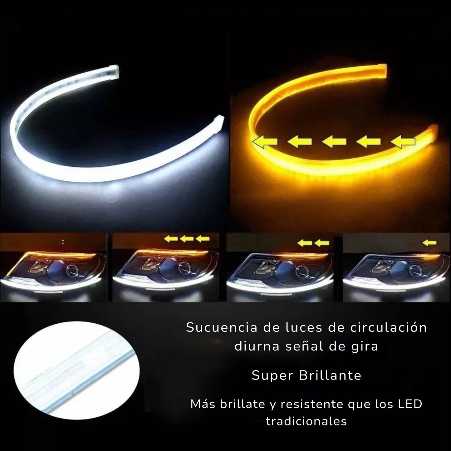 Bande LED flexible avec moteurs AutoStrip Plus