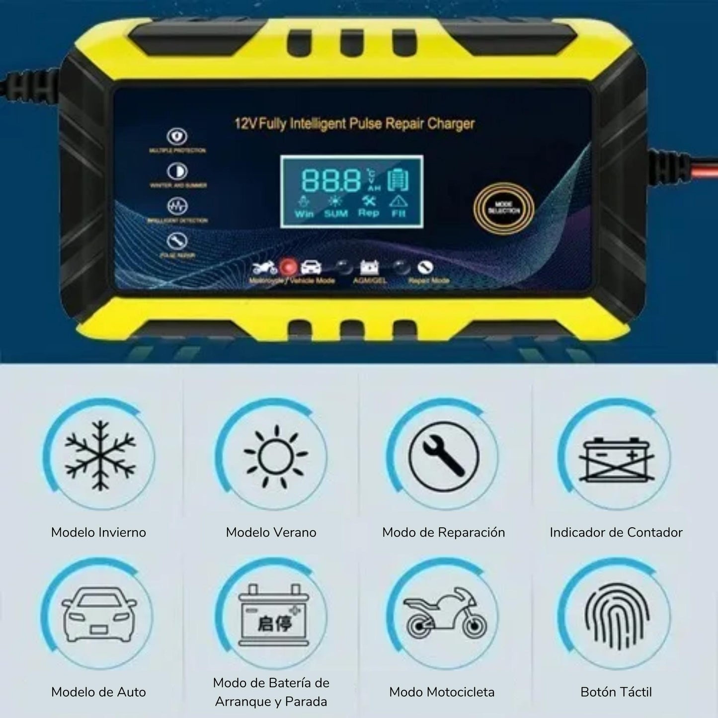 Cargador Inteligente AutoCharge Smart Plus Motors